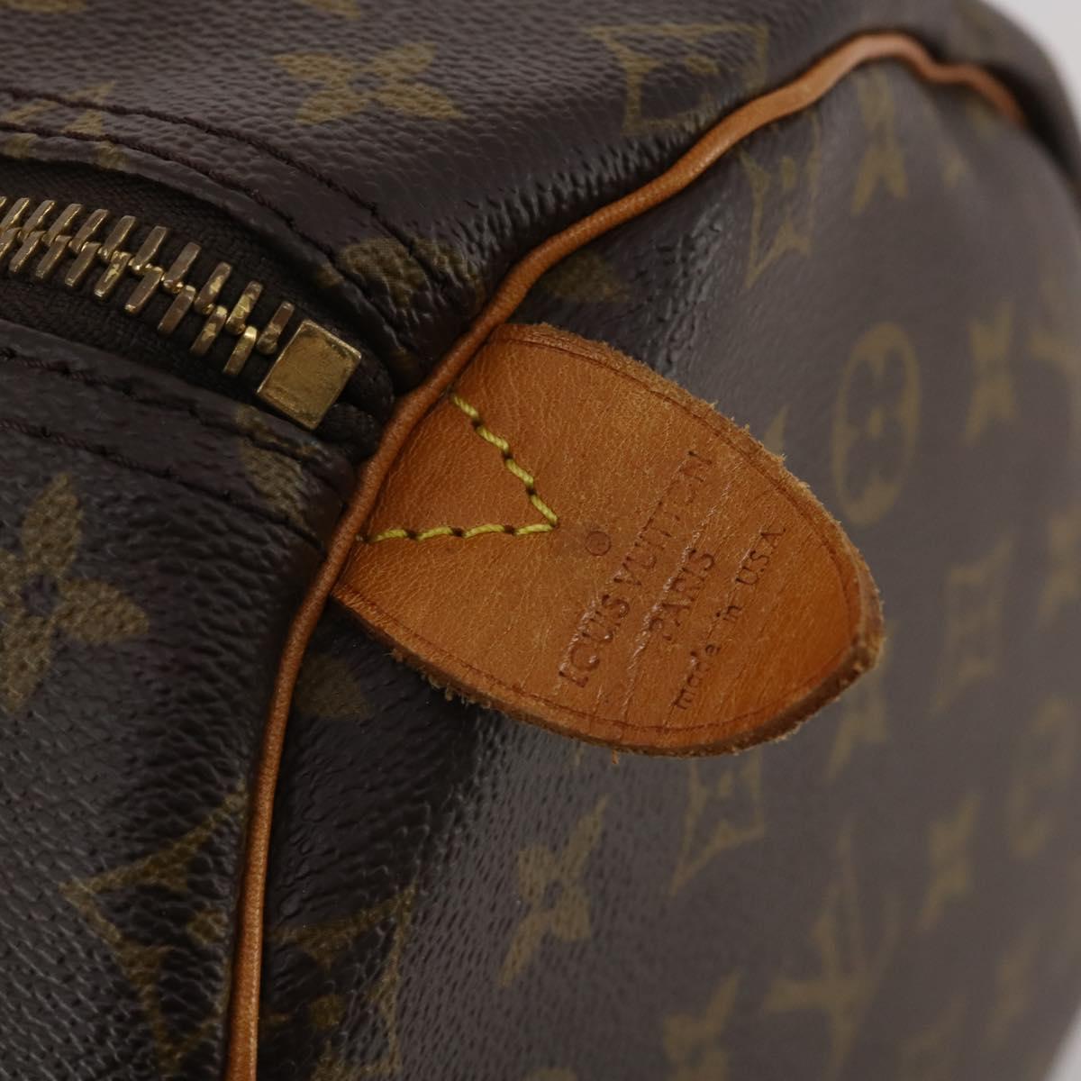 LOUIS VUITTON Monogram Keepall 55 Boston Bag M41424 LV Auth 186387A