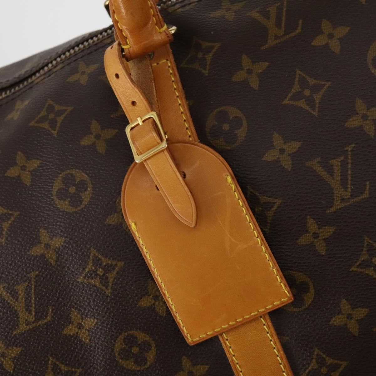 LOUIS VUITTON Monogram Keepall 55 Boston Bag M41424 LV Auth 186387A