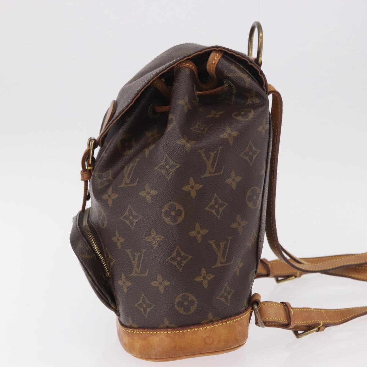 LOUIS VUITTON Monogram Montsouris MM Backpack M51136 LV Auth 186390