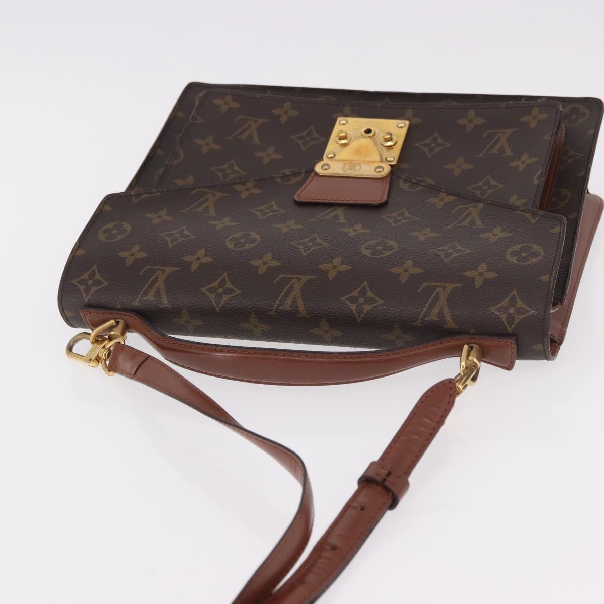 LOUIS VUITTON Monogram Monceau 28 Hand Bag M51185 LV Auth 186392