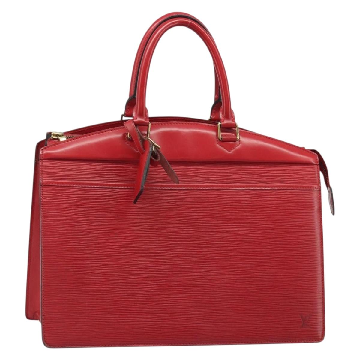 LOUIS VUITTON Epi Riviera Hand Bag Red M48187 LV Auth 186395