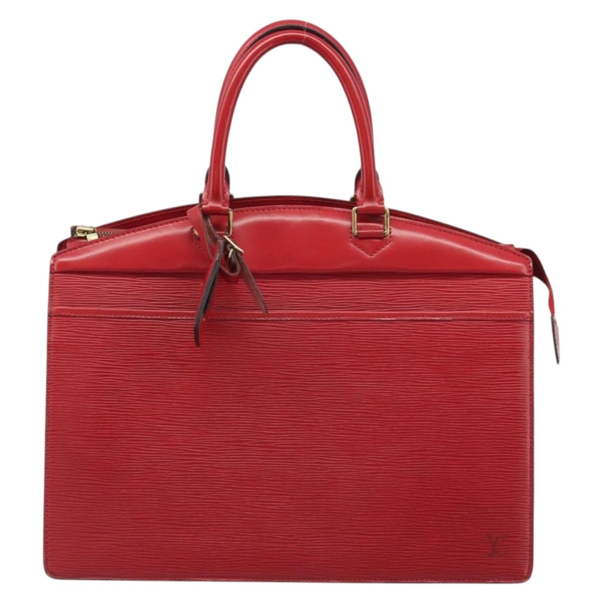 LOUIS VUITTON Epi Riviera Hand Bag Red M48187 LV Auth 186395