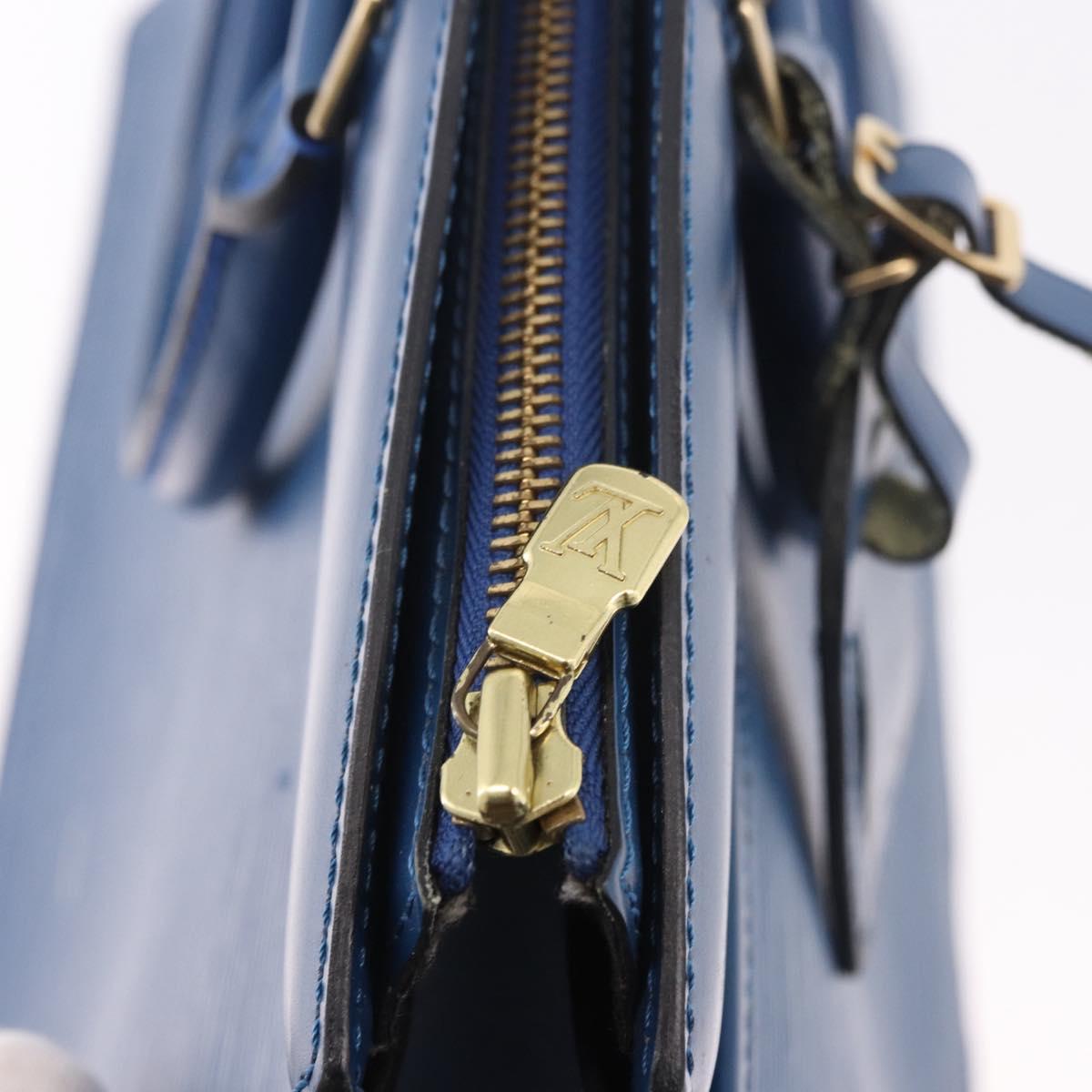 LOUIS VUITTON Epi Riviera Hand Bag Blue M48185 LV Auth 186396