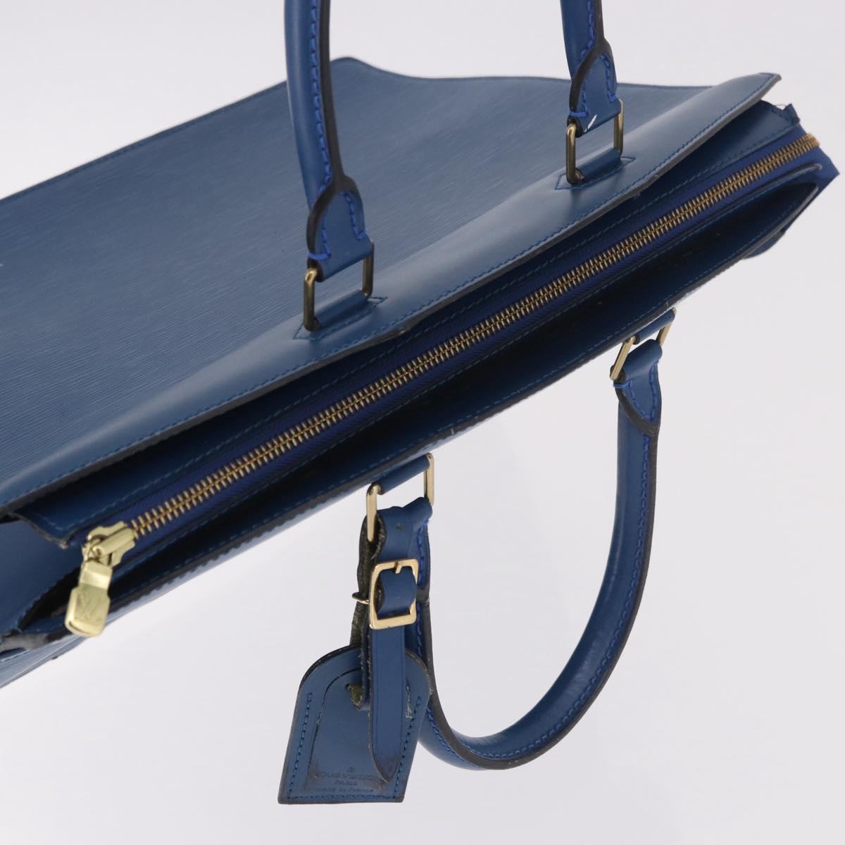 LOUIS VUITTON Epi Riviera Hand Bag Blue M48185 LV Auth 186396