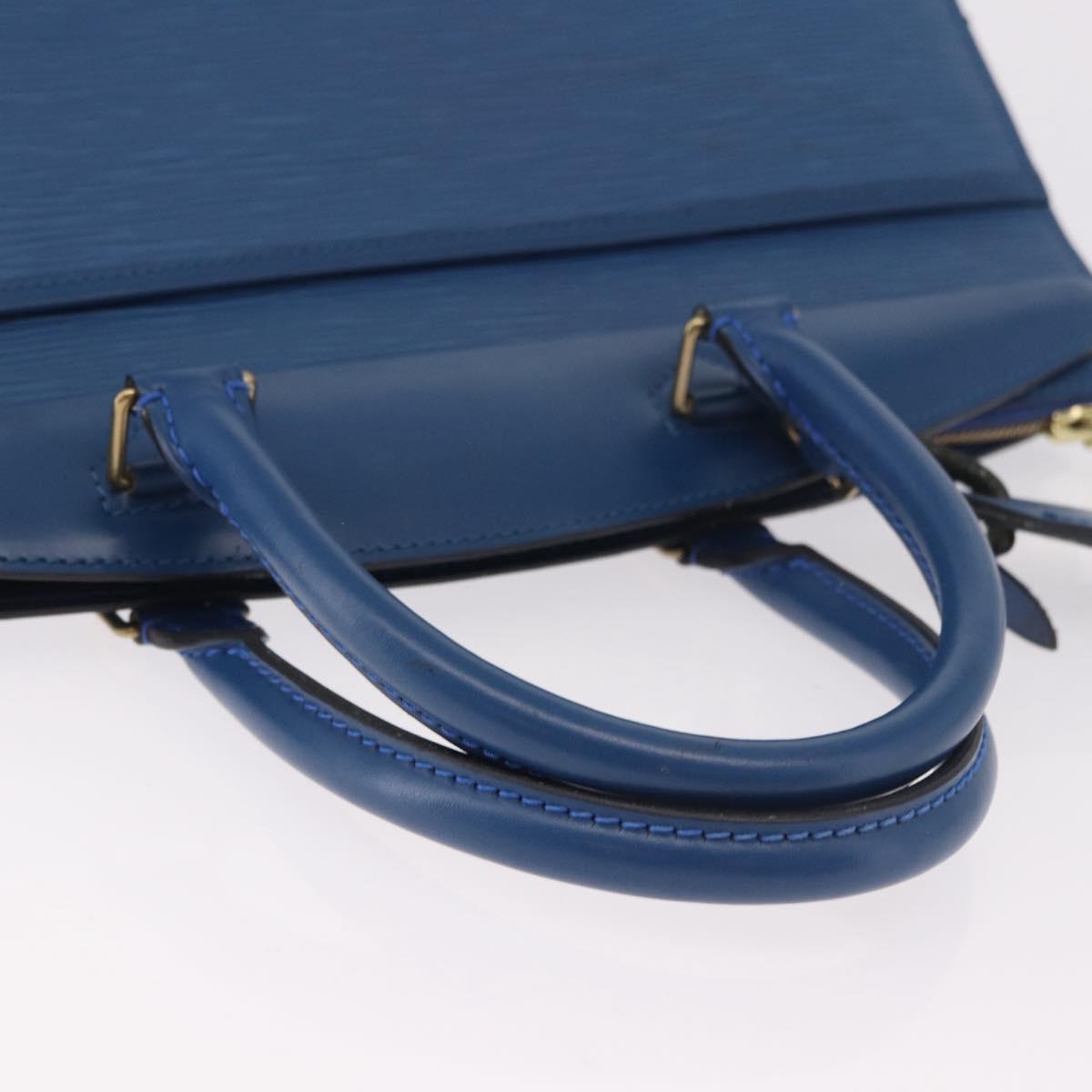 LOUIS VUITTON Epi Riviera Hand Bag Blue M48185 LV Auth 186396