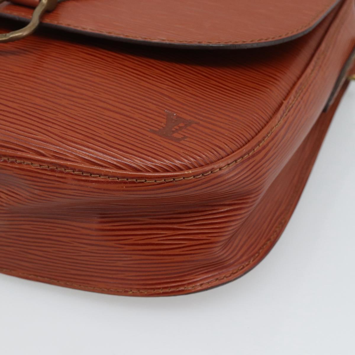 LOUIS VUITTON Epi Saint Cloud GM Shoulder Bag Brown M52193 LV Auth 186397