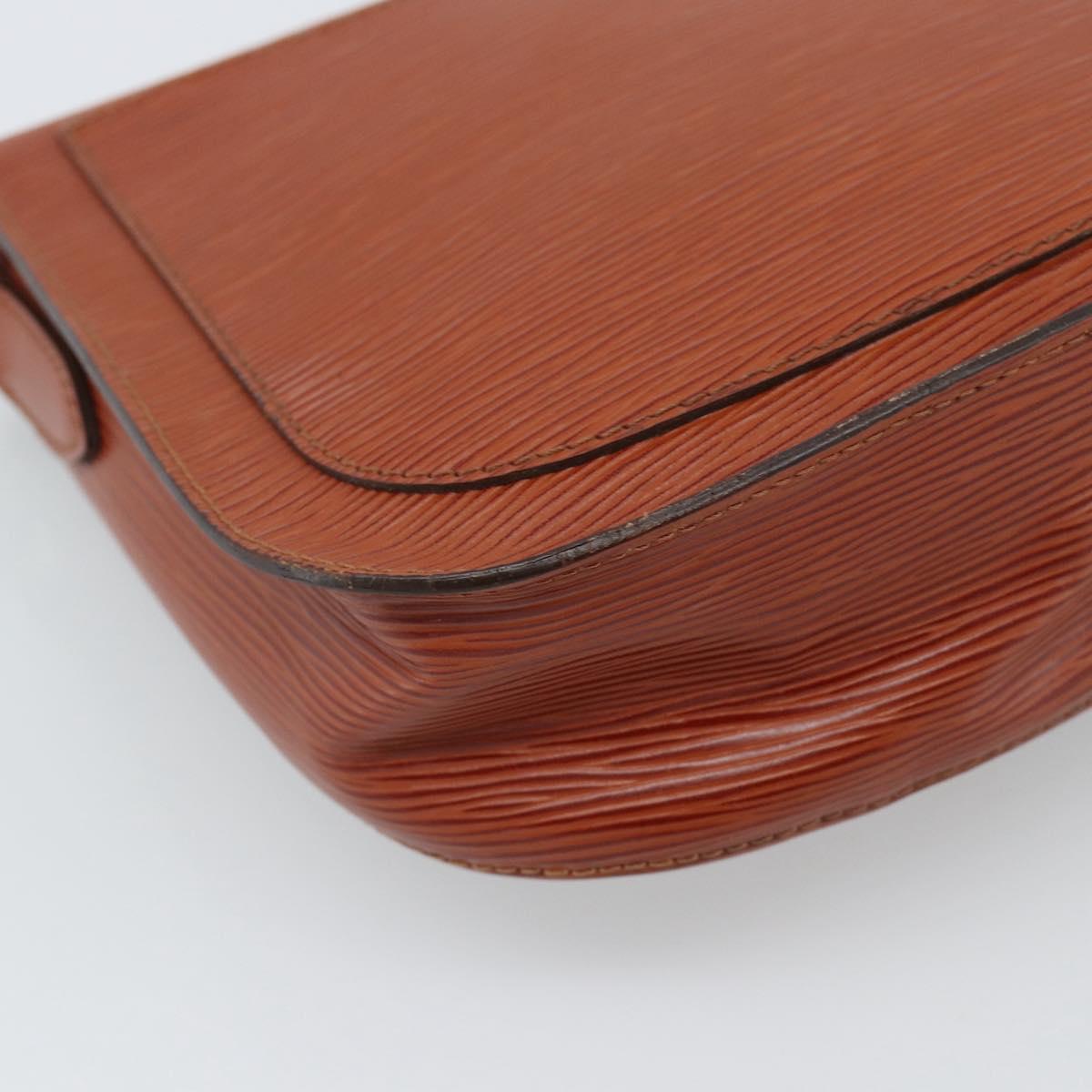 LOUIS VUITTON Epi Saint Cloud GM Shoulder Bag Brown M52193 LV Auth 186397