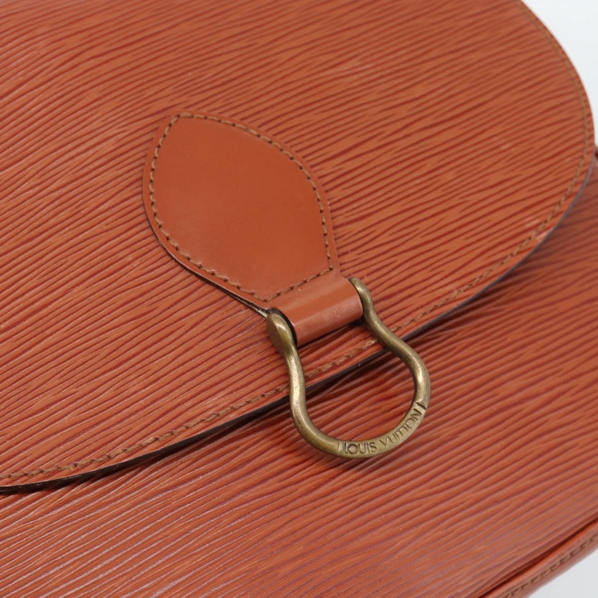 LOUIS VUITTON Epi Saint Cloud GM Shoulder Bag Brown M52193 LV Auth 186397