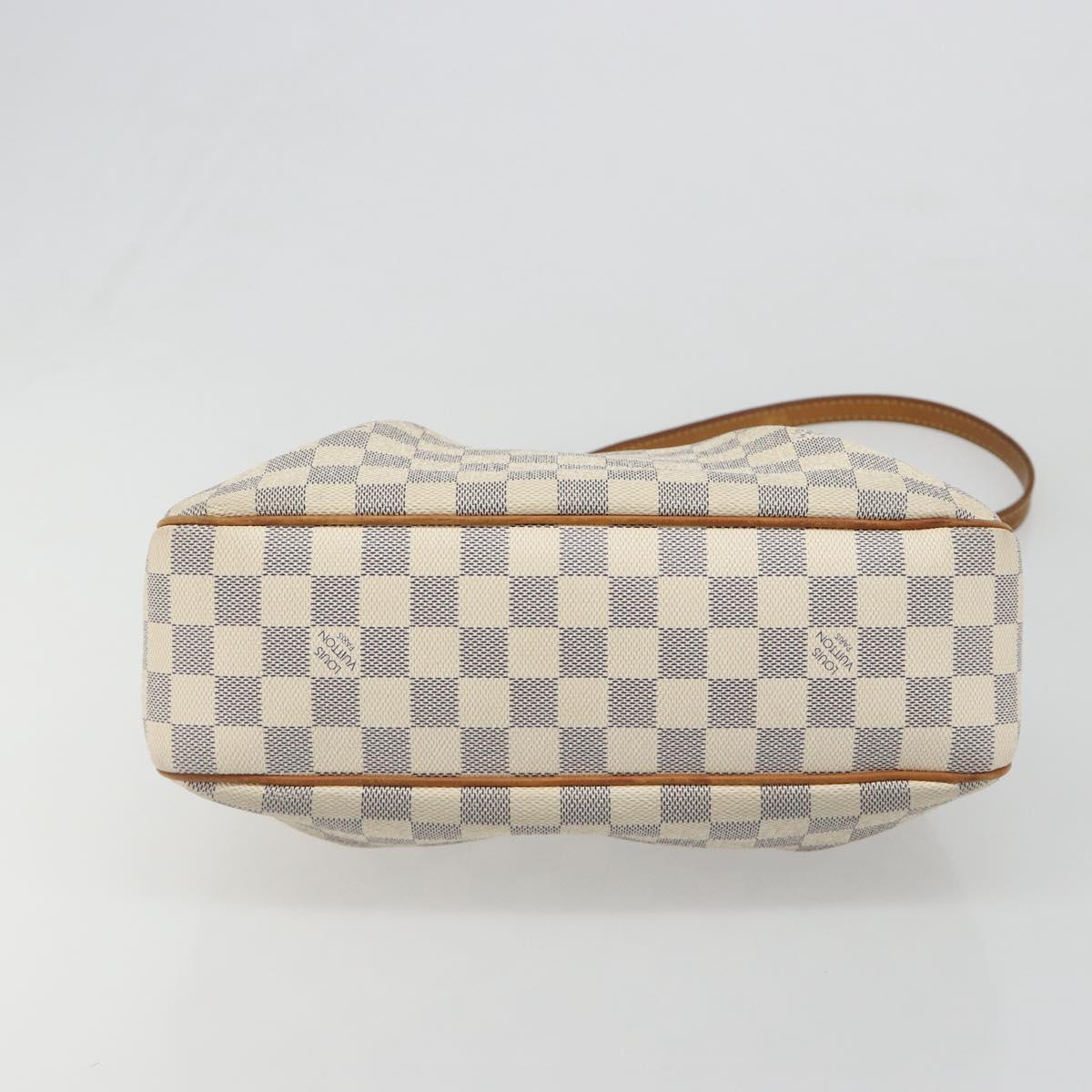 LOUIS VUITTON Damier Azur Siracusa PM Shoulder Bag N41113 LV Auth 186399