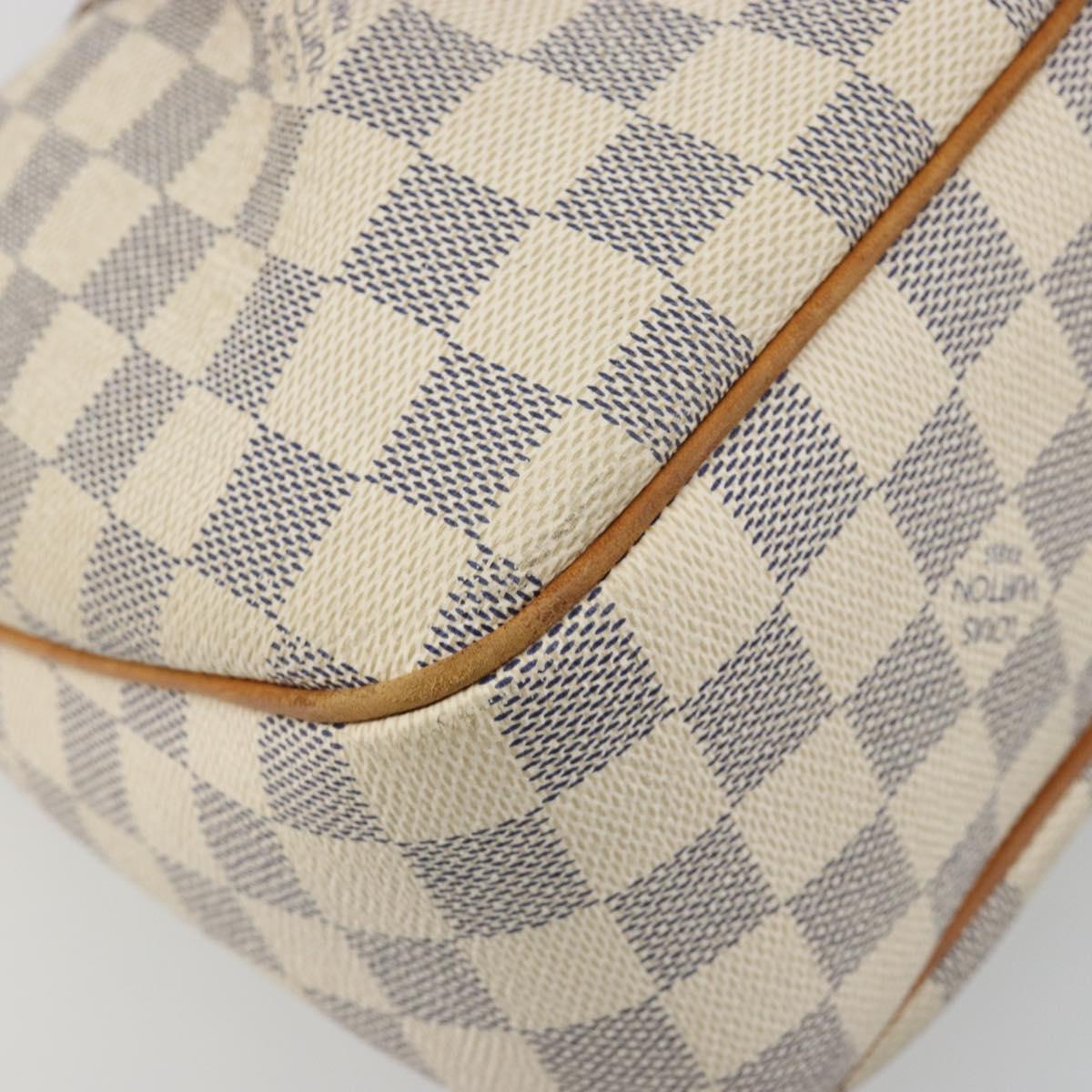 LOUIS VUITTON Damier Azur Siracusa PM Shoulder Bag N41113 LV Auth 186399