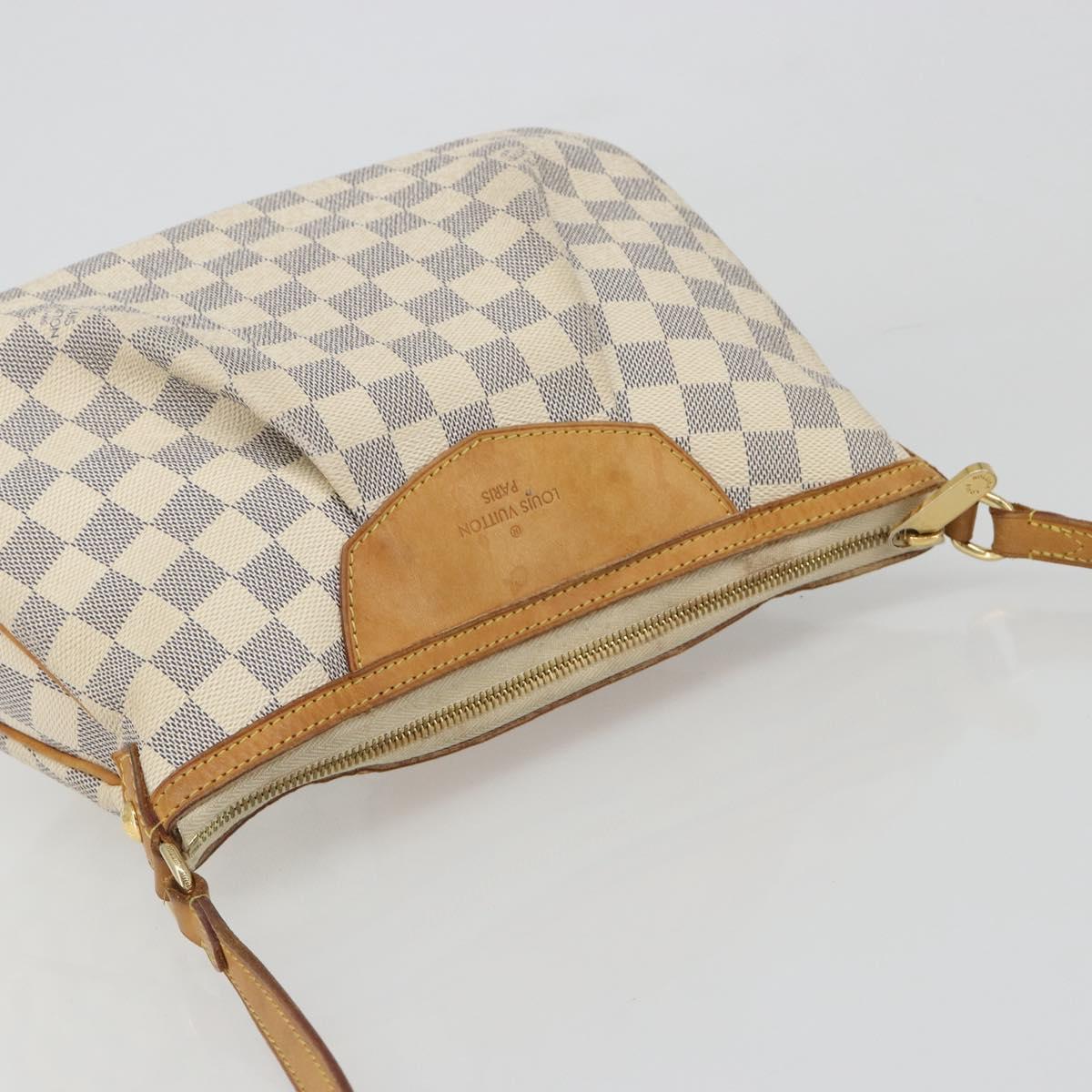 LOUIS VUITTON Damier Azur Siracusa PM Shoulder Bag N41113 LV Auth 186399