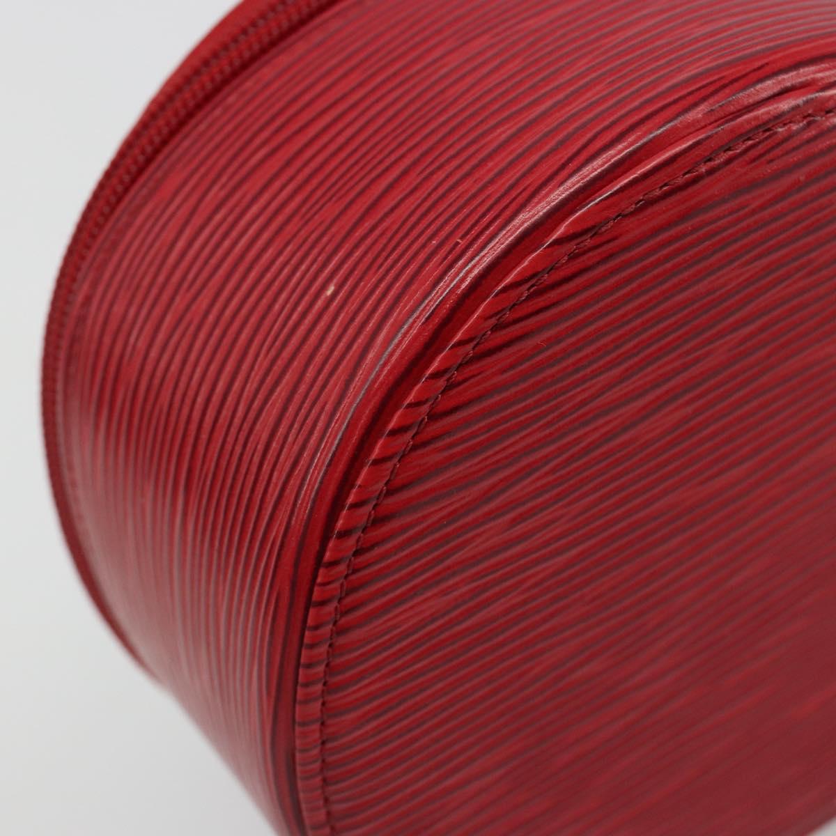 LOUIS VUITTON Epi Ecrin Bijoux 12 Jewelry Box Red M48207 LV Auth 186404