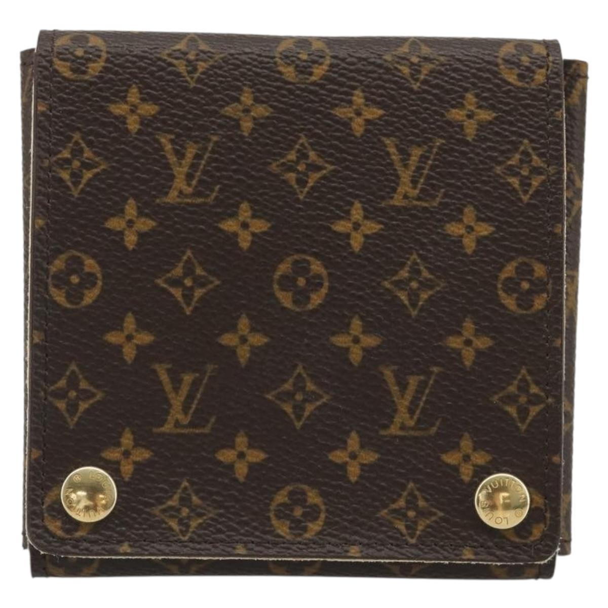 LOUIS VUITTON Monogram Jewelry case Jewelry Box LV Auth 186405V