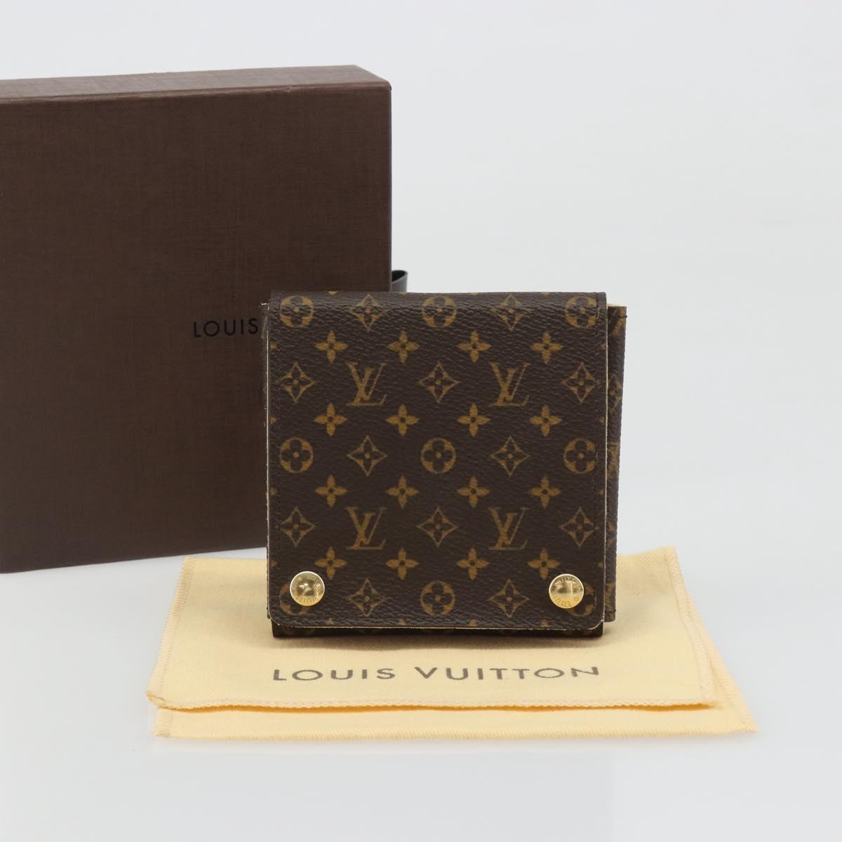 LOUIS VUITTON Monogram Jewelry case Jewelry Box LV Auth 186405V