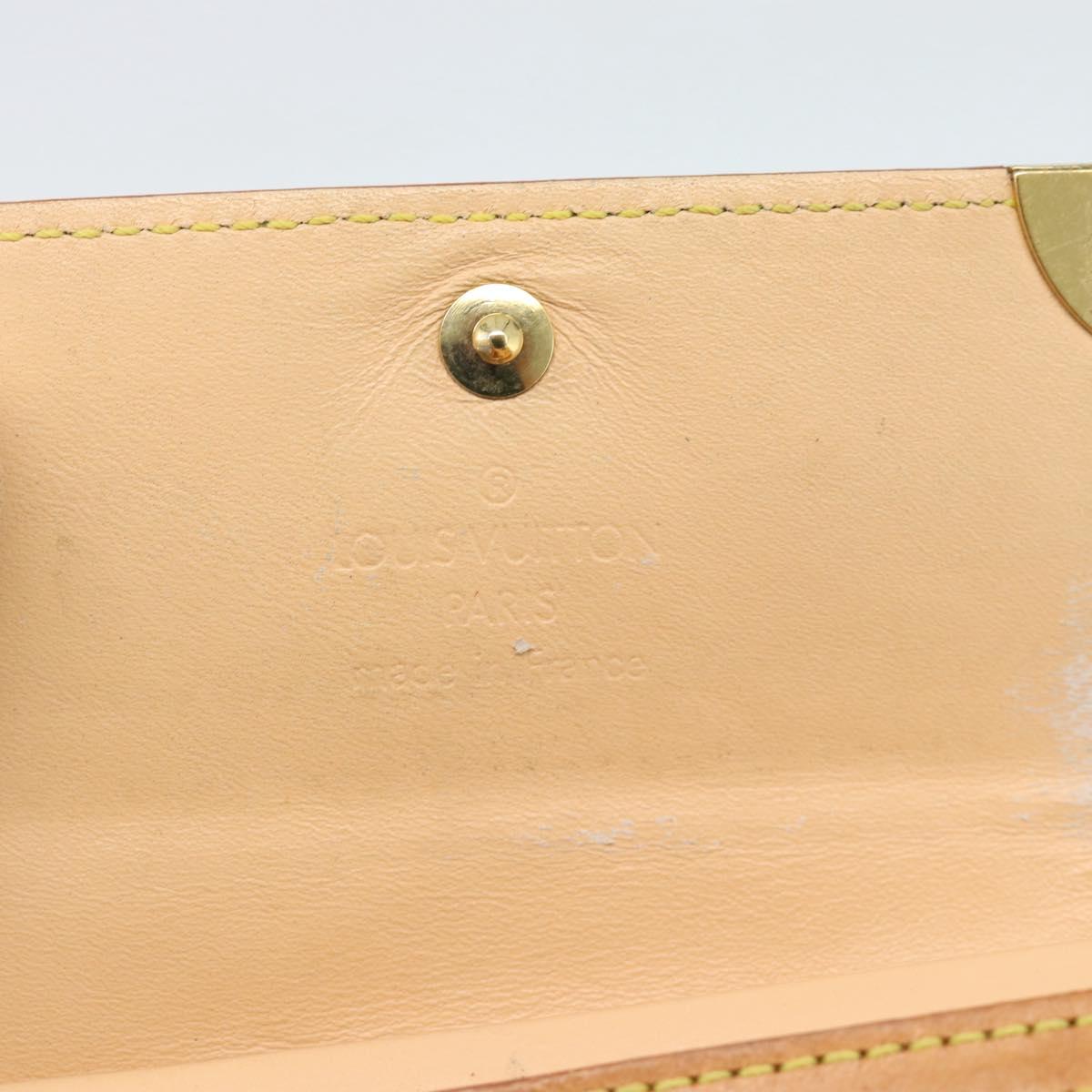 LOUIS VUITTON Cherry Blossom Porte Monnaie Plat Purse M92024 Auth 186409