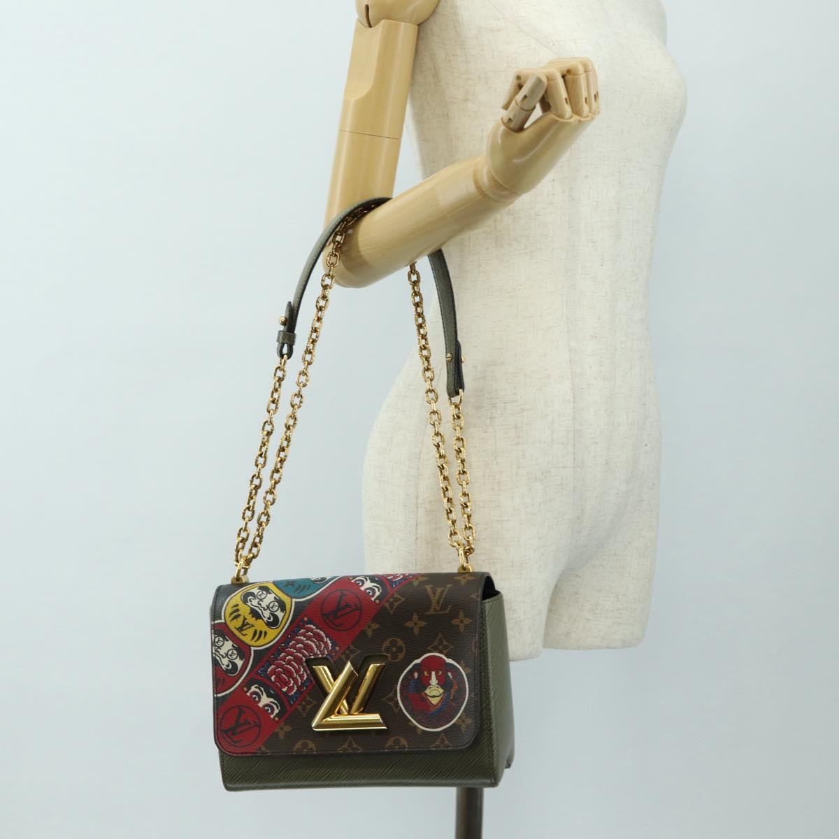 LOUIS VUITTON Monogram Kabuki Twist MM Shoulder Bag M67270 LV Auth 186444SAM
