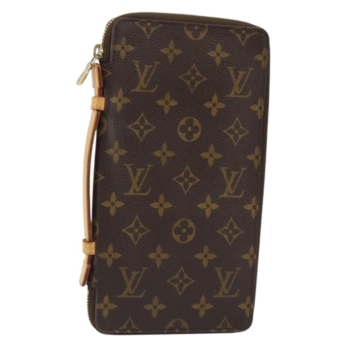 LOUIS VUITTON Monogram Organizer De Voyage Travel Case M60119 LV Auth 186446