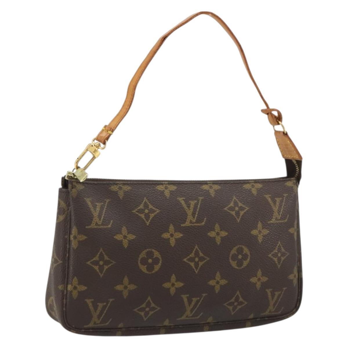 LOUIS VUITTON Monogram Pochette Accessoires Pouch M51980 LV Auth 186447