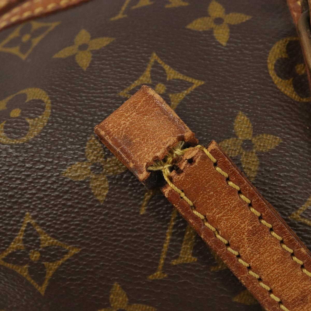 LOUIS VUITTON Monogram Sac Souple 35 Boston Bag M41626 LV Auth 186451