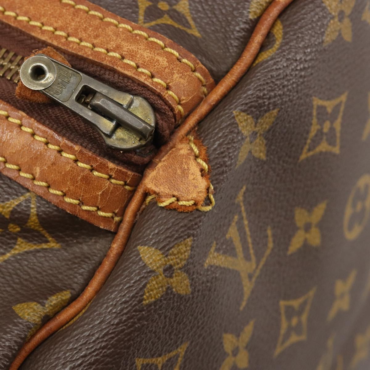 LOUIS VUITTON Monogram Sac Souple 35 Boston Bag M41626 LV Auth 186451