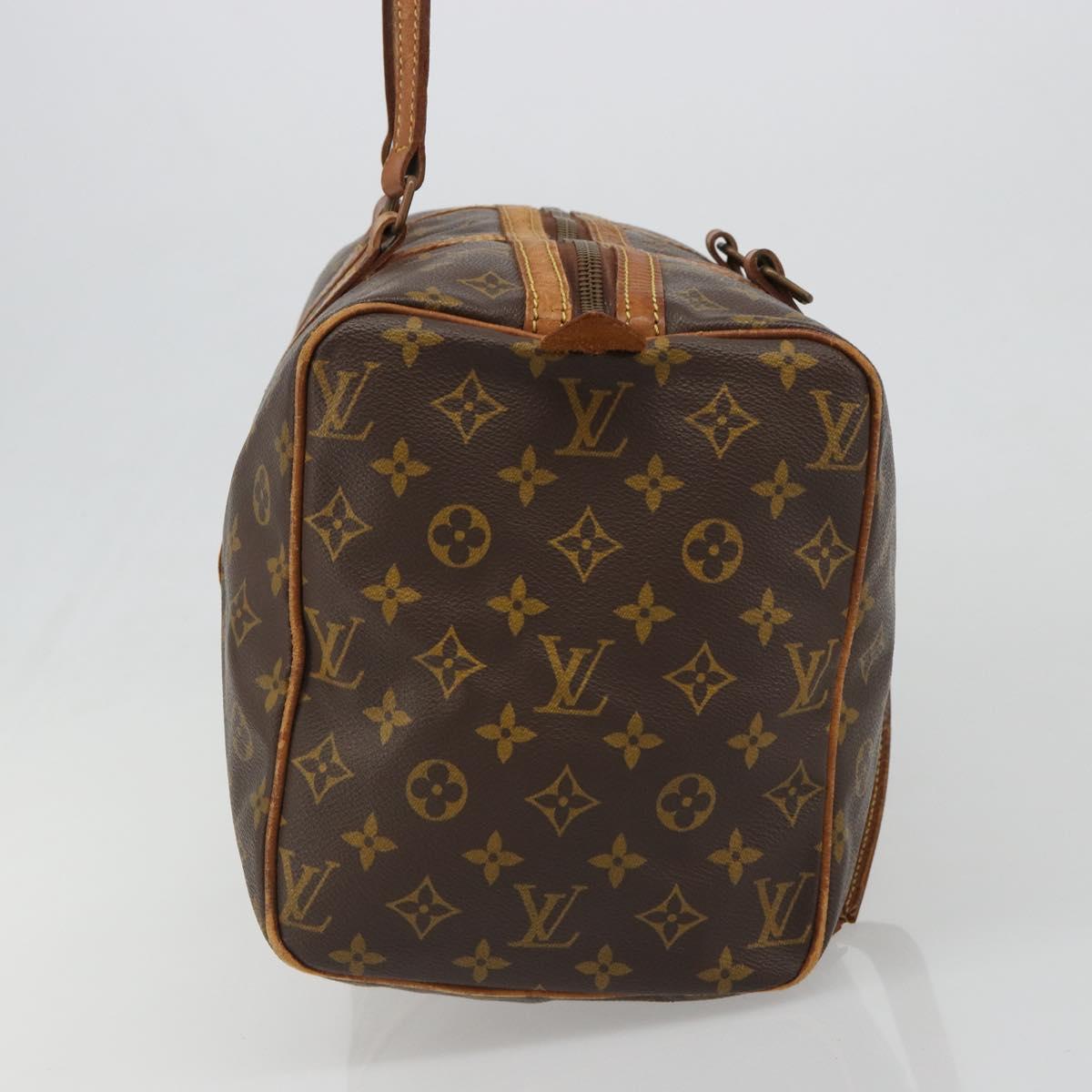 LOUIS VUITTON Monogram Sac Souple 35 Boston Bag M41626 LV Auth 186451