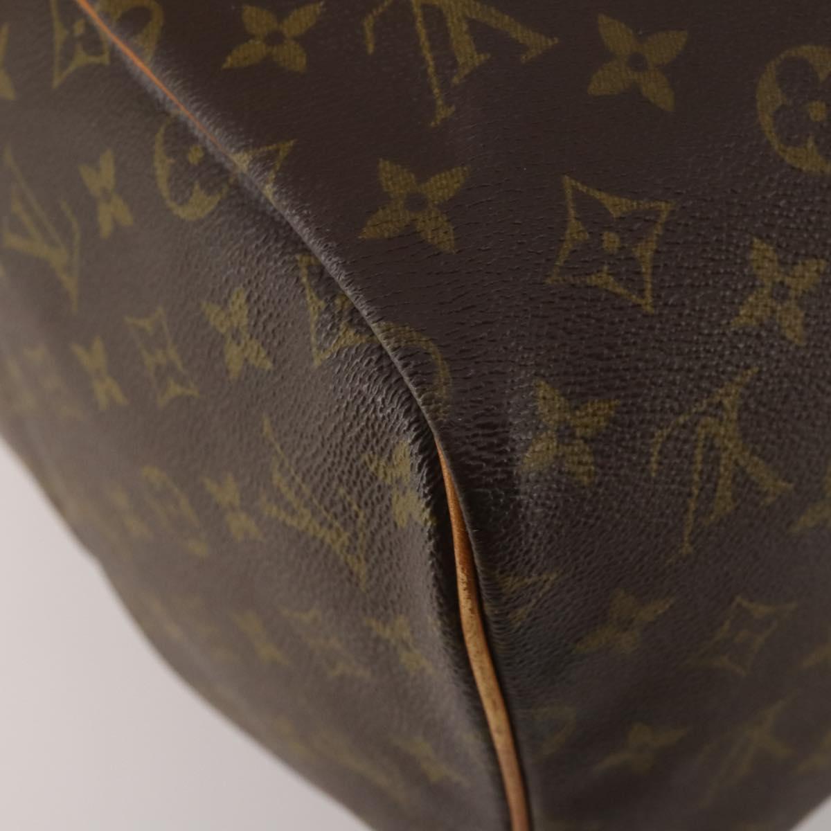 LOUIS VUITTON Monogram Sac Souple 55 Boston Bag M41622 LV Auth 186454