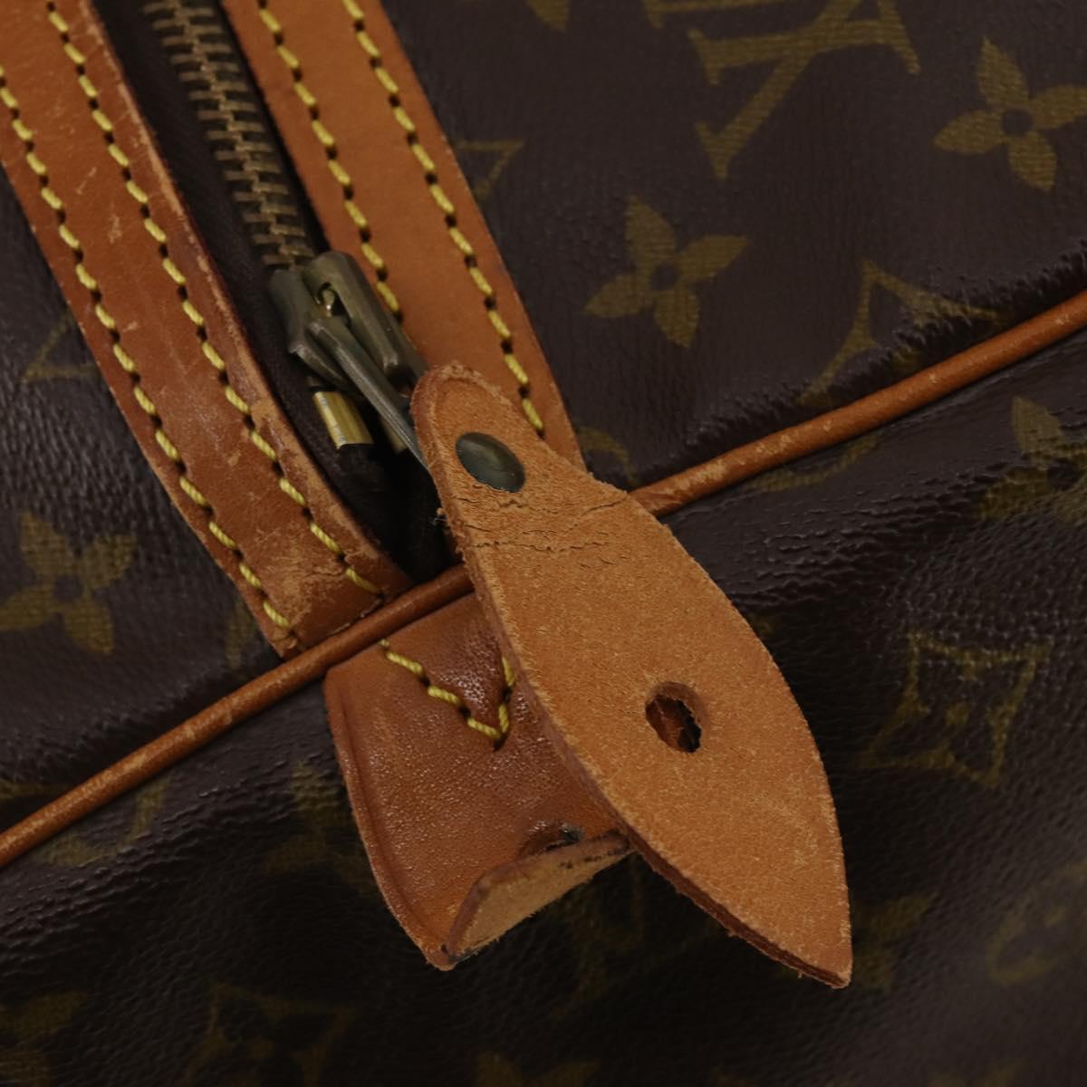LOUIS VUITTON Monogram Sac Souple 55 Boston Bag M41622 LV Auth 186454