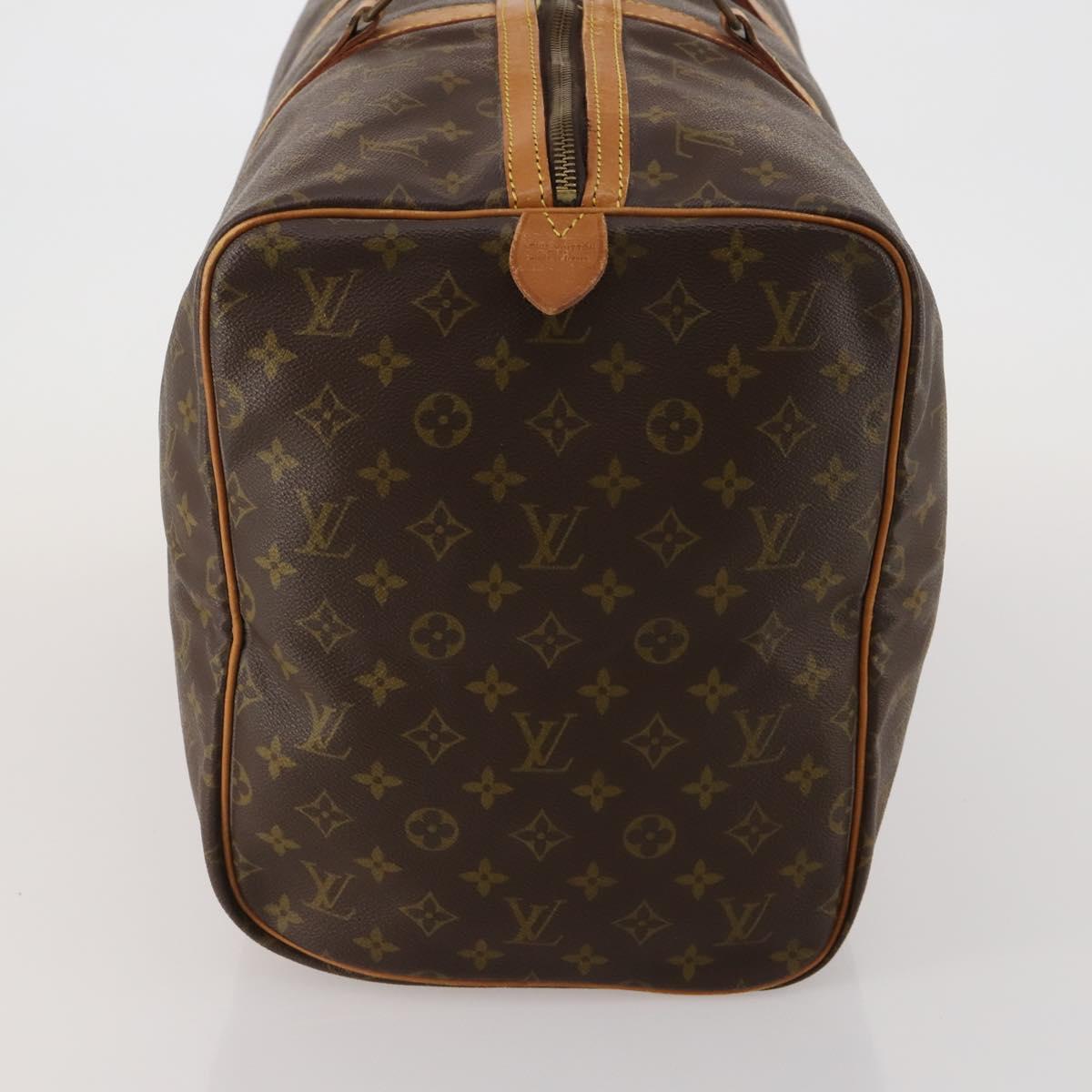 LOUIS VUITTON Monogram Sac Souple 55 Boston Bag M41622 LV Auth 186454