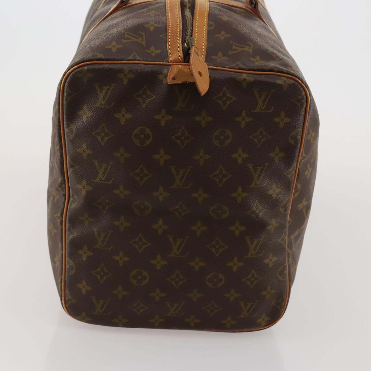 LOUIS VUITTON Monogram Sac Souple 55 Boston Bag M41622 LV Auth 186454