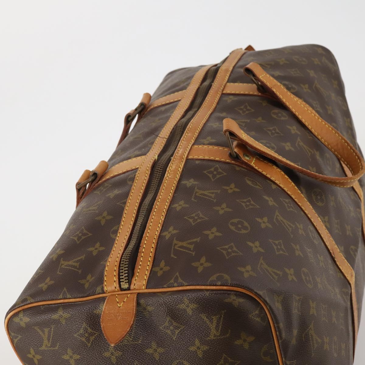 LOUIS VUITTON Monogram Sac Souple 55 Boston Bag M41622 LV Auth 186454