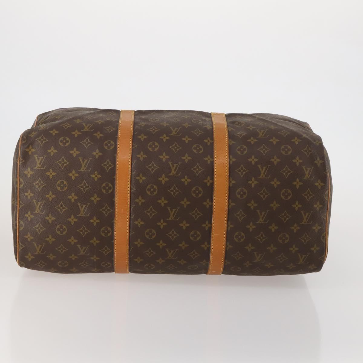 LOUIS VUITTON Monogram Sac Souple 55 Boston Bag M41622 LV Auth 186454