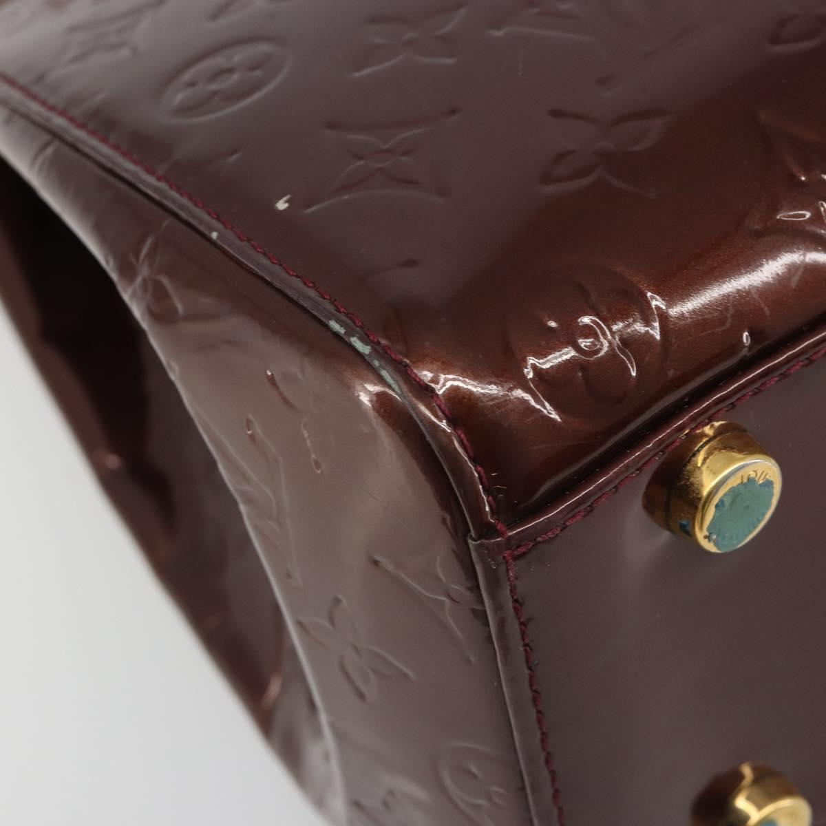 LOUIS VUITTON Monogram Vernis Blair MM Bag 2way Amarante M91619 LV Auth 186469