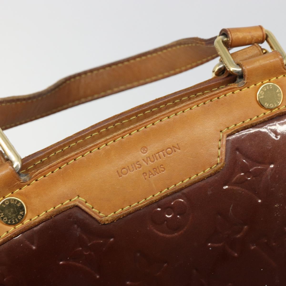 LOUIS VUITTON Monogram Vernis Blair MM Bag 2way Amarante M91619 LV Auth 186469