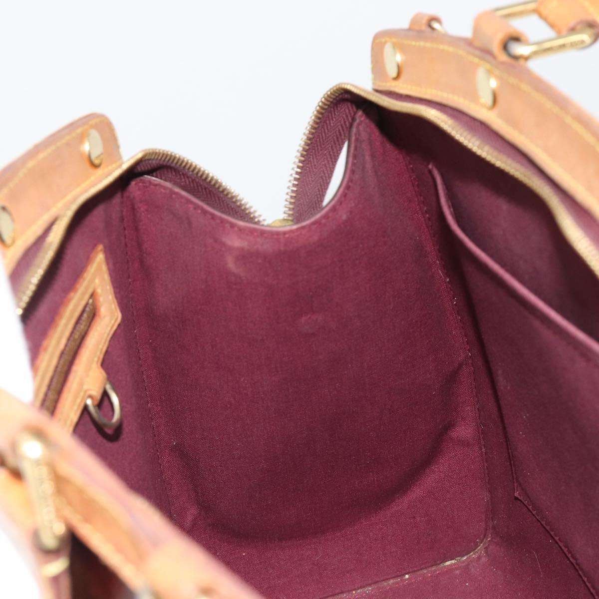 LOUIS VUITTON Monogram Vernis Blair MM Bag 2way Amarante M91619 LV Auth 186469
