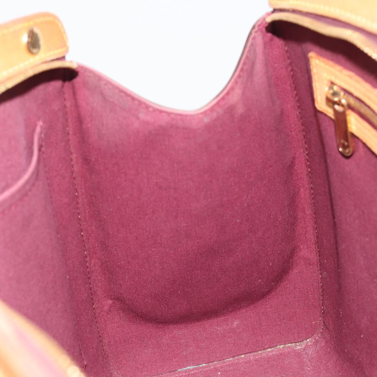 LOUIS VUITTON Monogram Vernis Blair MM Bag 2way Amarante M91619 LV Auth 186469