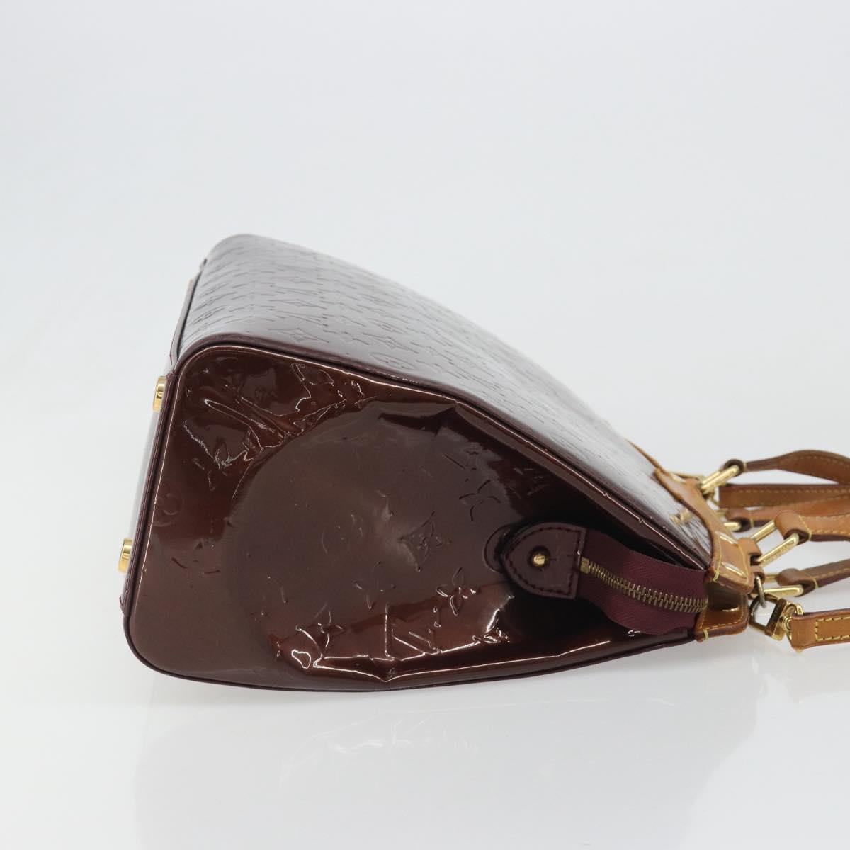 LOUIS VUITTON Monogram Vernis Blair MM Bag 2way Amarante M91619 LV Auth 186469