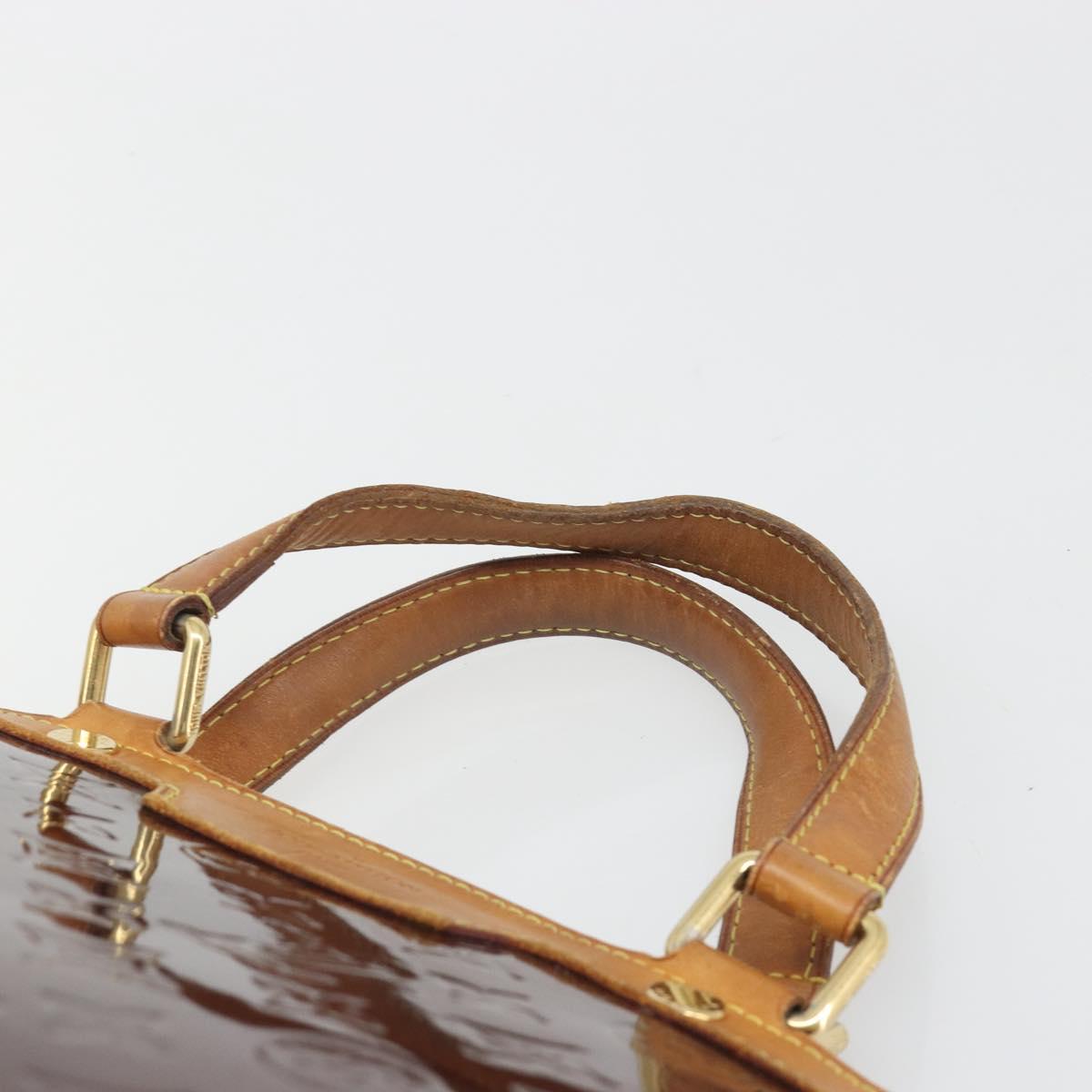 LOUIS VUITTON Monogram Vernis Blair MM Bag 2way Amarante M91619 LV Auth 186469