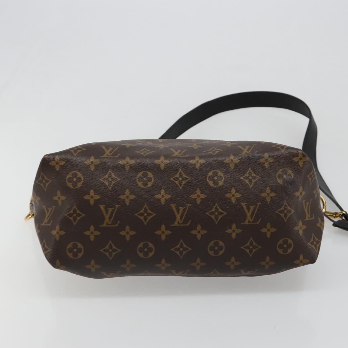 LOUIS VUITTON Monogram Flower Zipped Tote MM Tote Bag 2way M44360 Auth 186554A
