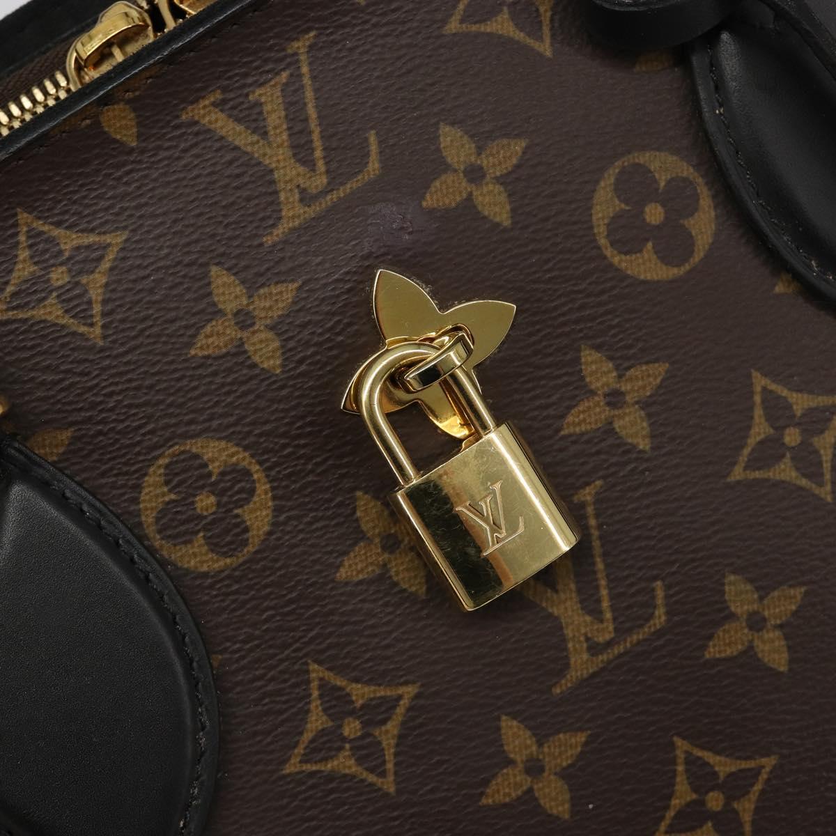 LOUIS VUITTON Monogram Flower Zipped Tote MM Tote Bag 2way M44360 Auth 186554A