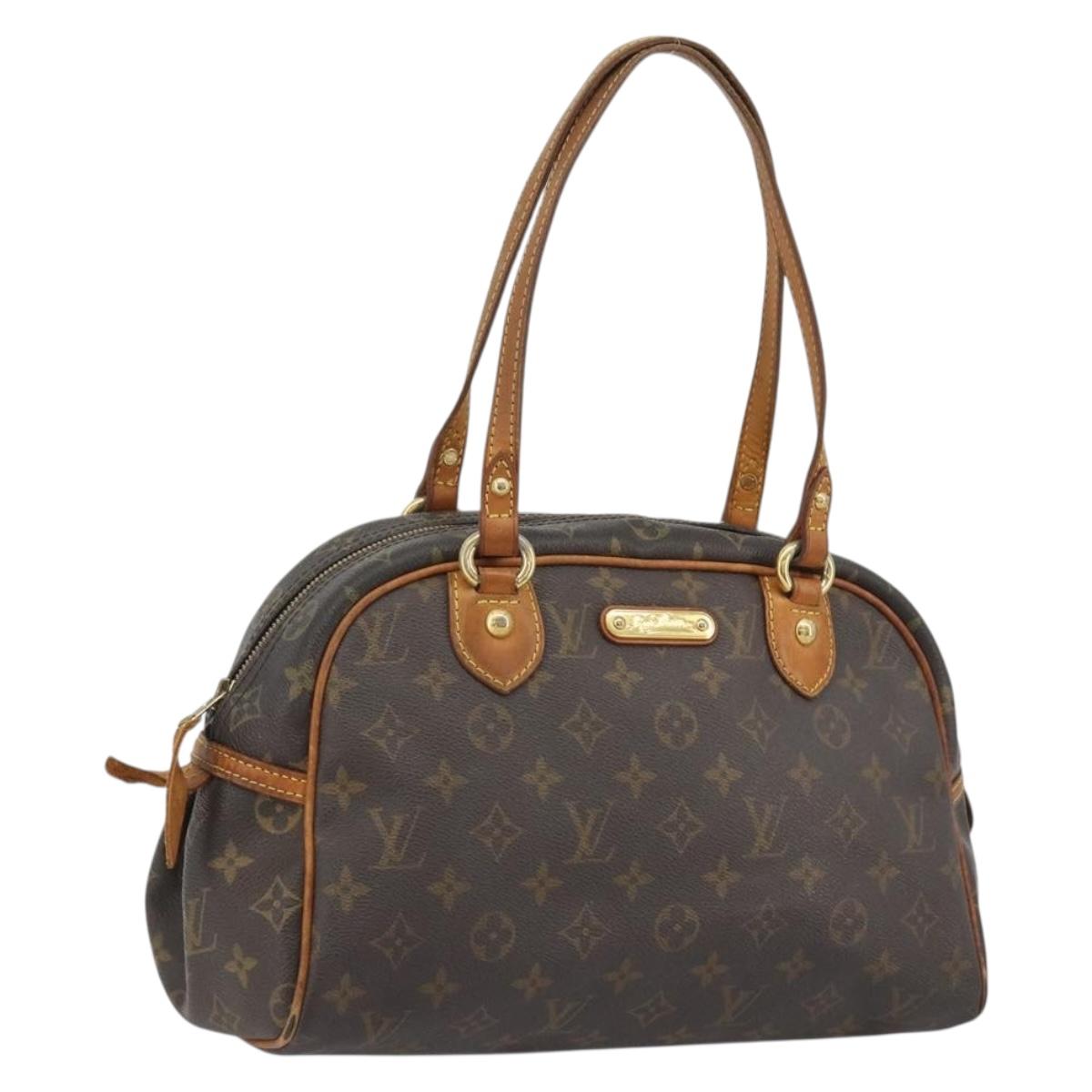 LOUIS VUITTON Monogram Montorgueil PM Hand Bag M95565 LV Auth 186555