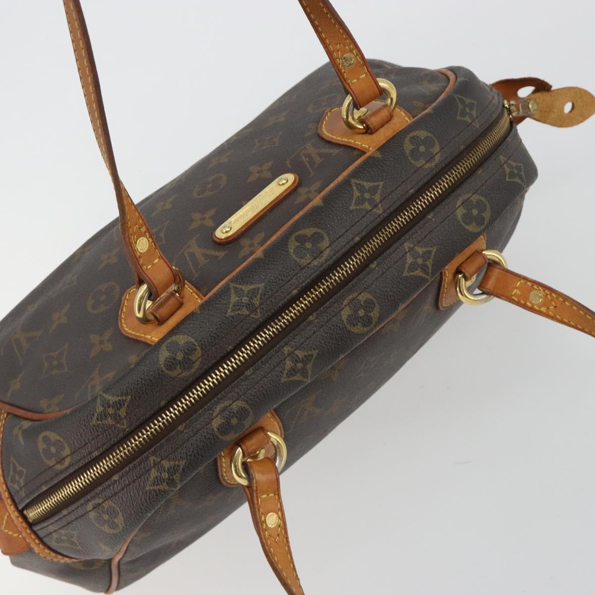 LOUIS VUITTON Monogram Montorgueil PM Hand Bag M95565 LV Auth 186555