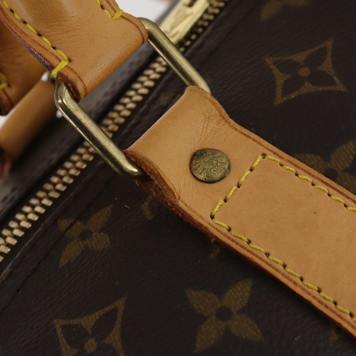 LOUIS VUITTON Monogram Keepall Bandouliere 60 Boston Bag M41412 LV Auth 186556A