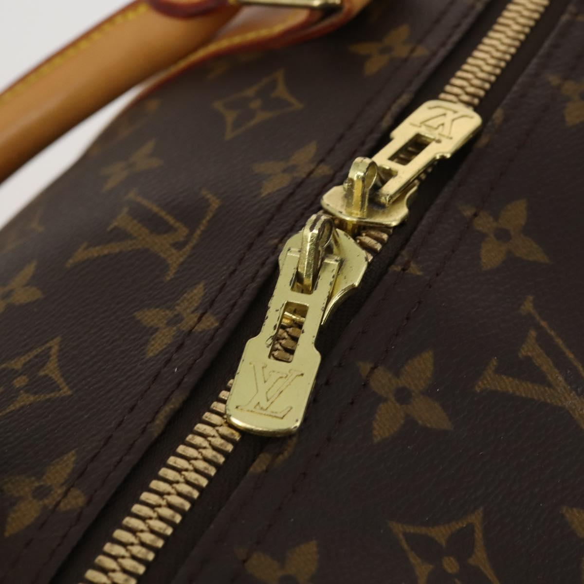 LOUIS VUITTON Monogram Keepall Bandouliere 60 Boston Bag M41412 LV Auth 186556A