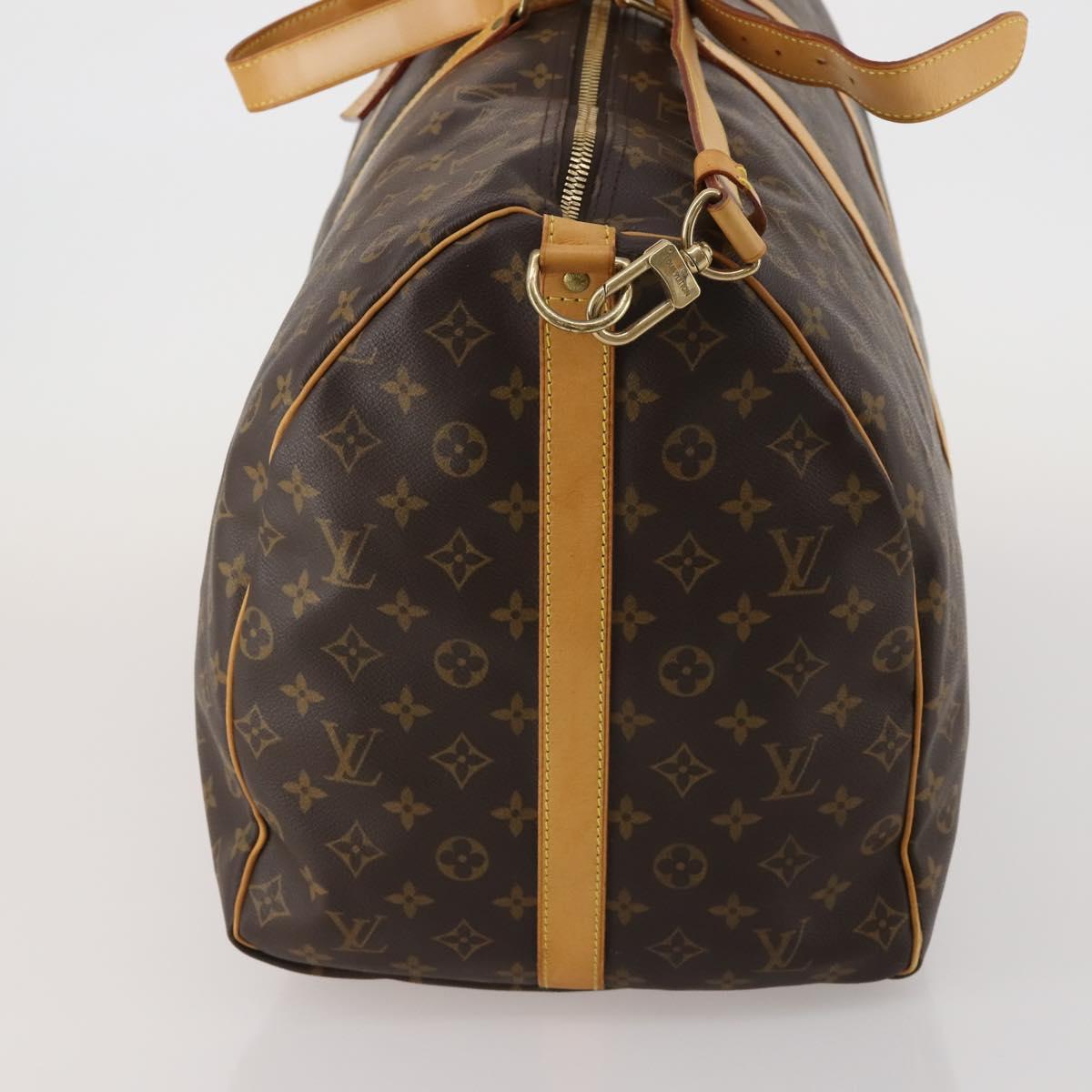 LOUIS VUITTON Monogram Keepall Bandouliere 60 Boston Bag M41412 LV Auth 186556A