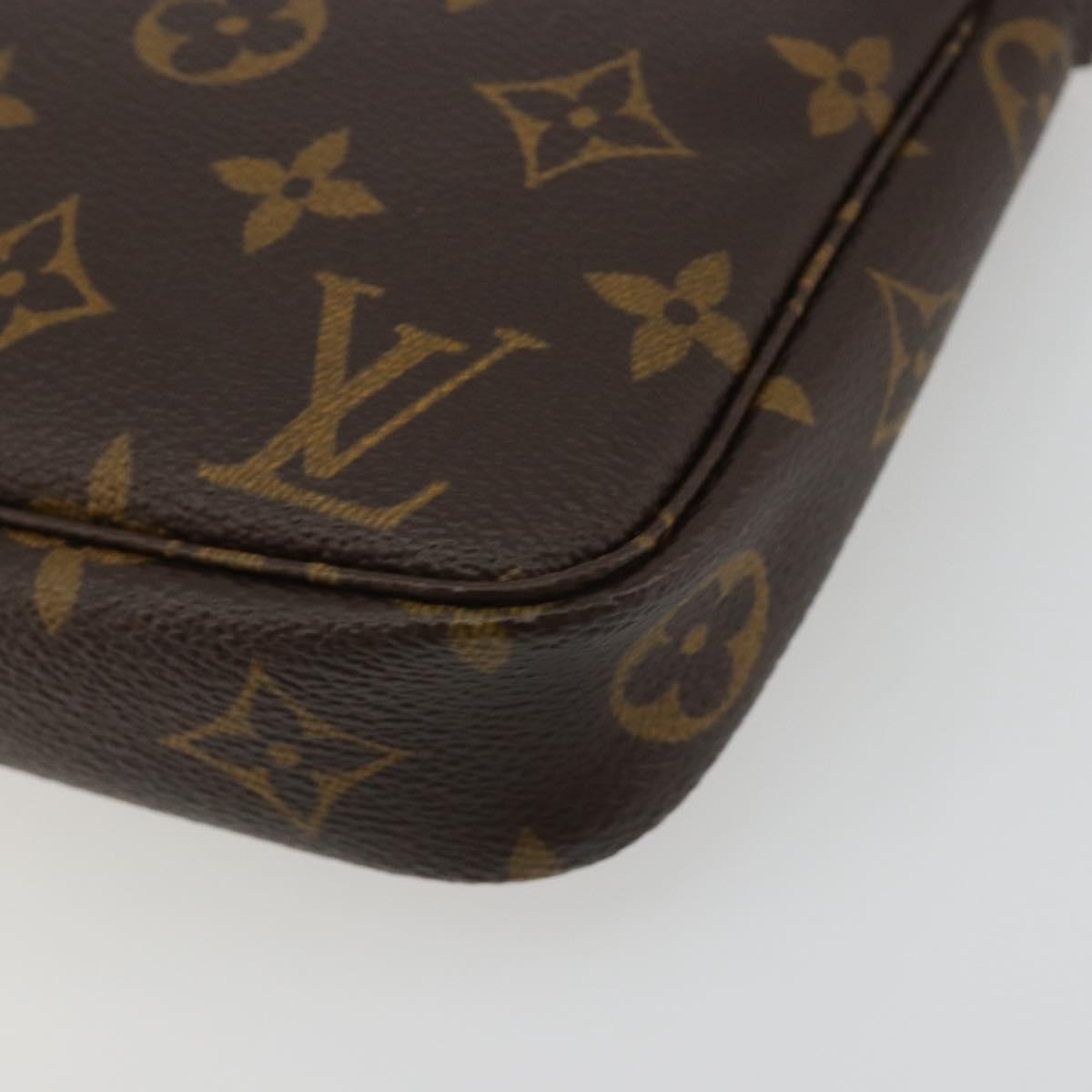 LOUIS VUITTON Monogram Pochette Accessoires Pouch M51980 LV Auth 186571SAV