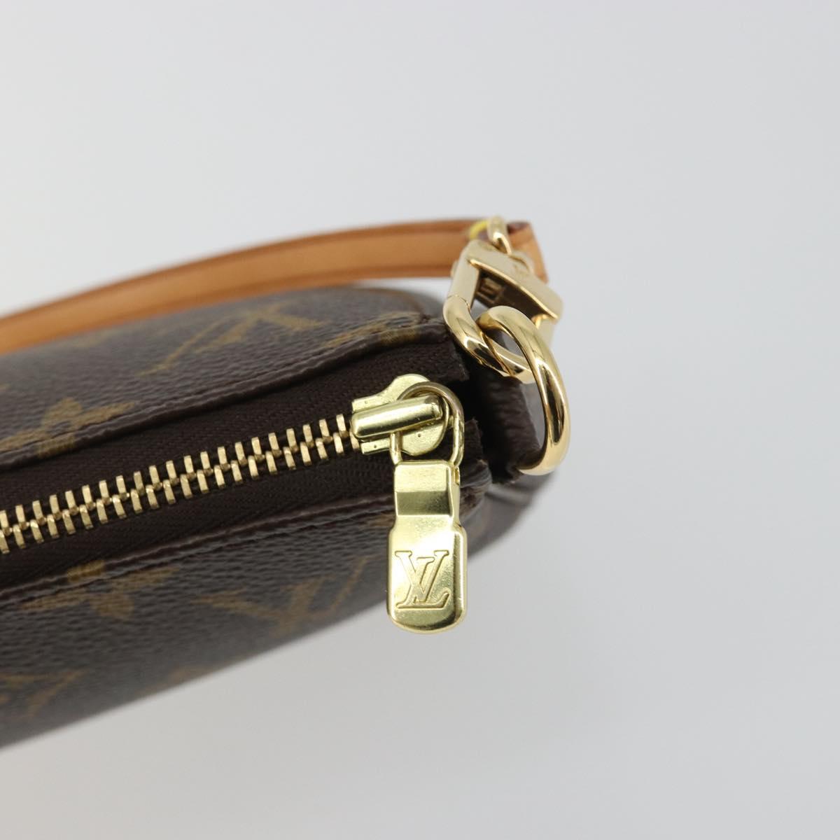 LOUIS VUITTON Monogram Pochette Accessoires Pouch M51980 LV Auth 186571SAV