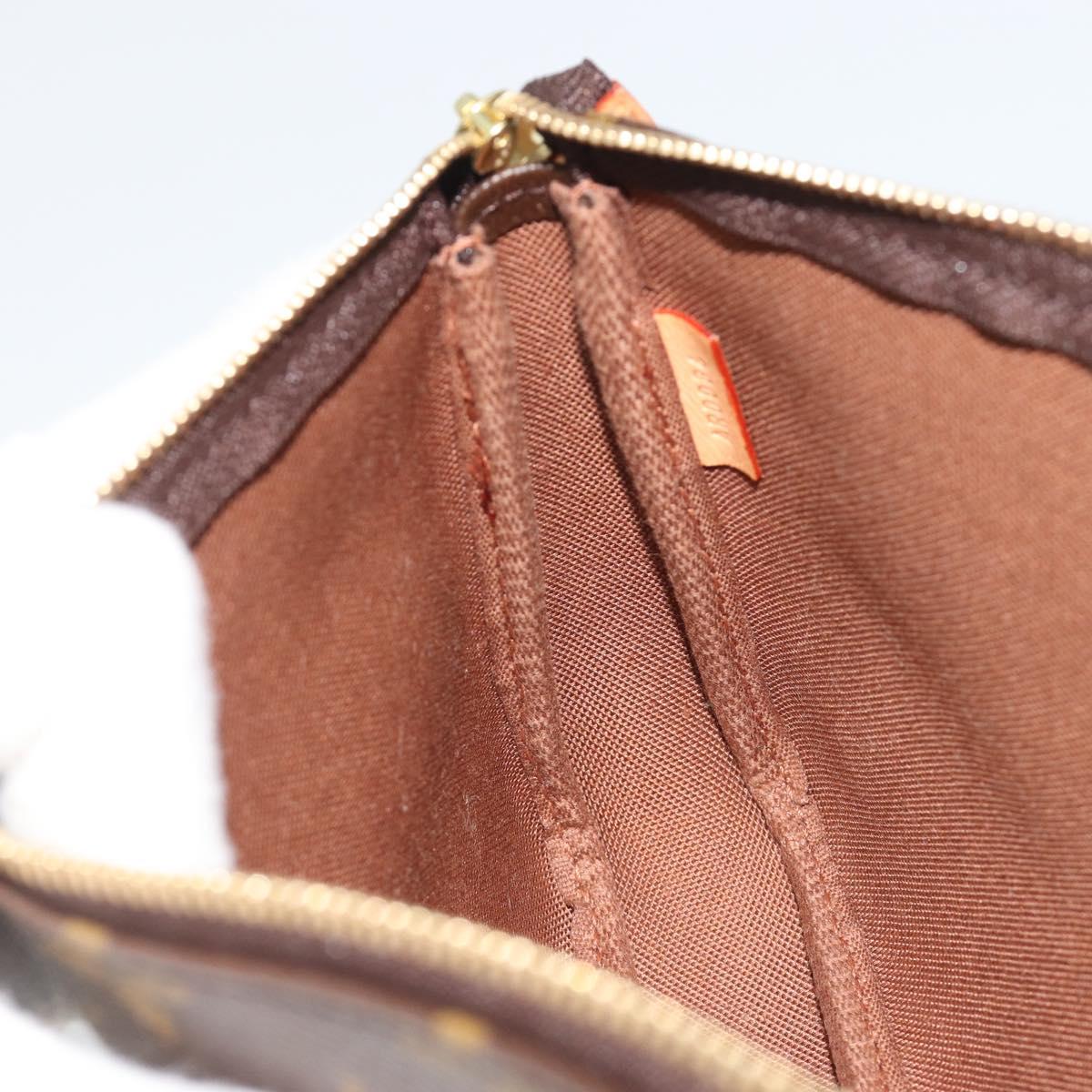 LOUIS VUITTON Monogram Pochette Accessoires Pouch M51980 LV Auth 186571SAV