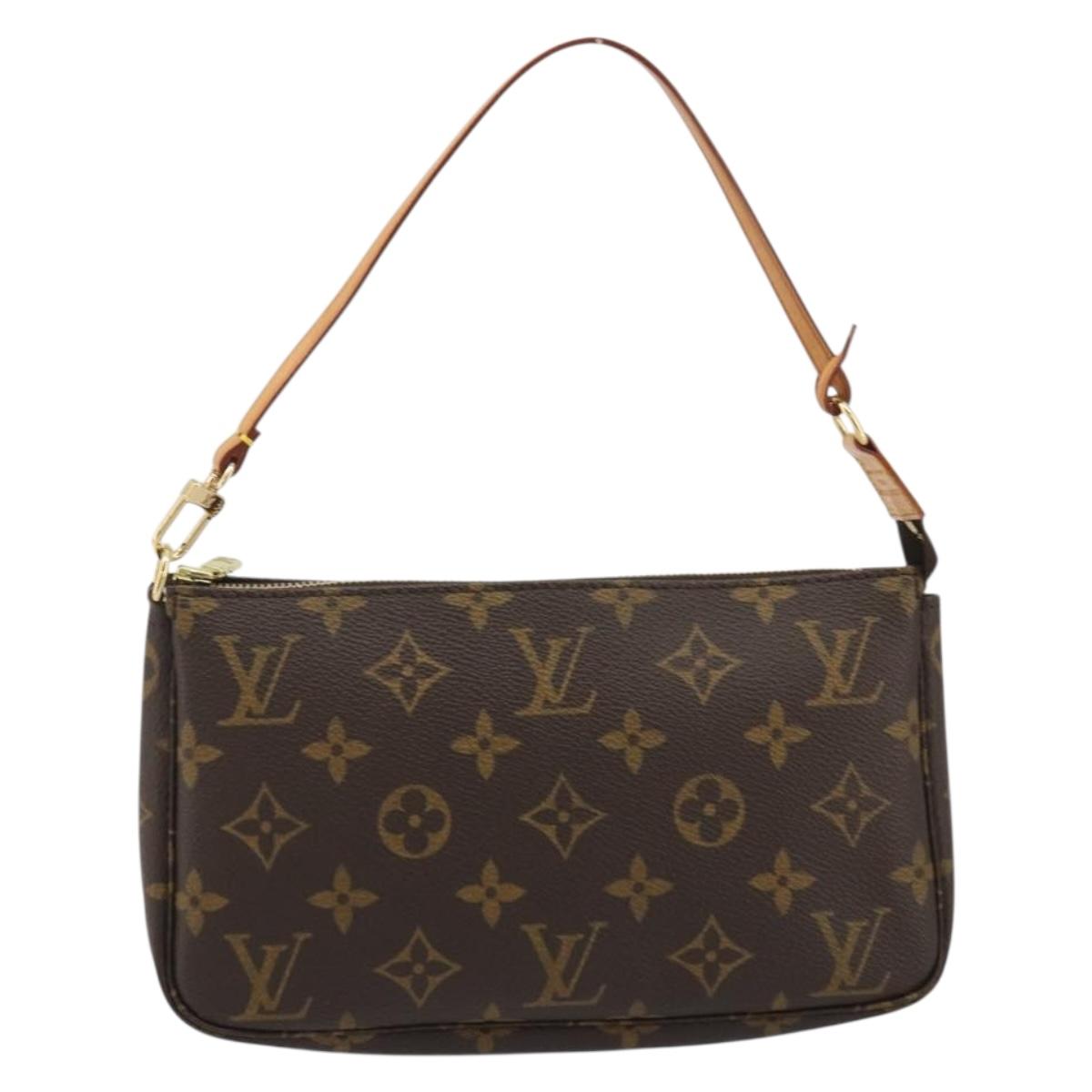 LOUIS VUITTON Monogram Pochette Accessoires Pouch M51980 LV Auth 186571SAV