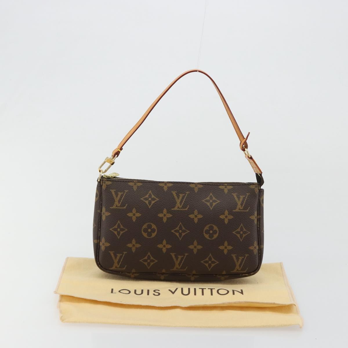 LOUIS VUITTON Monogram Pochette Accessoires Pouch M51980 LV Auth 186571SAV