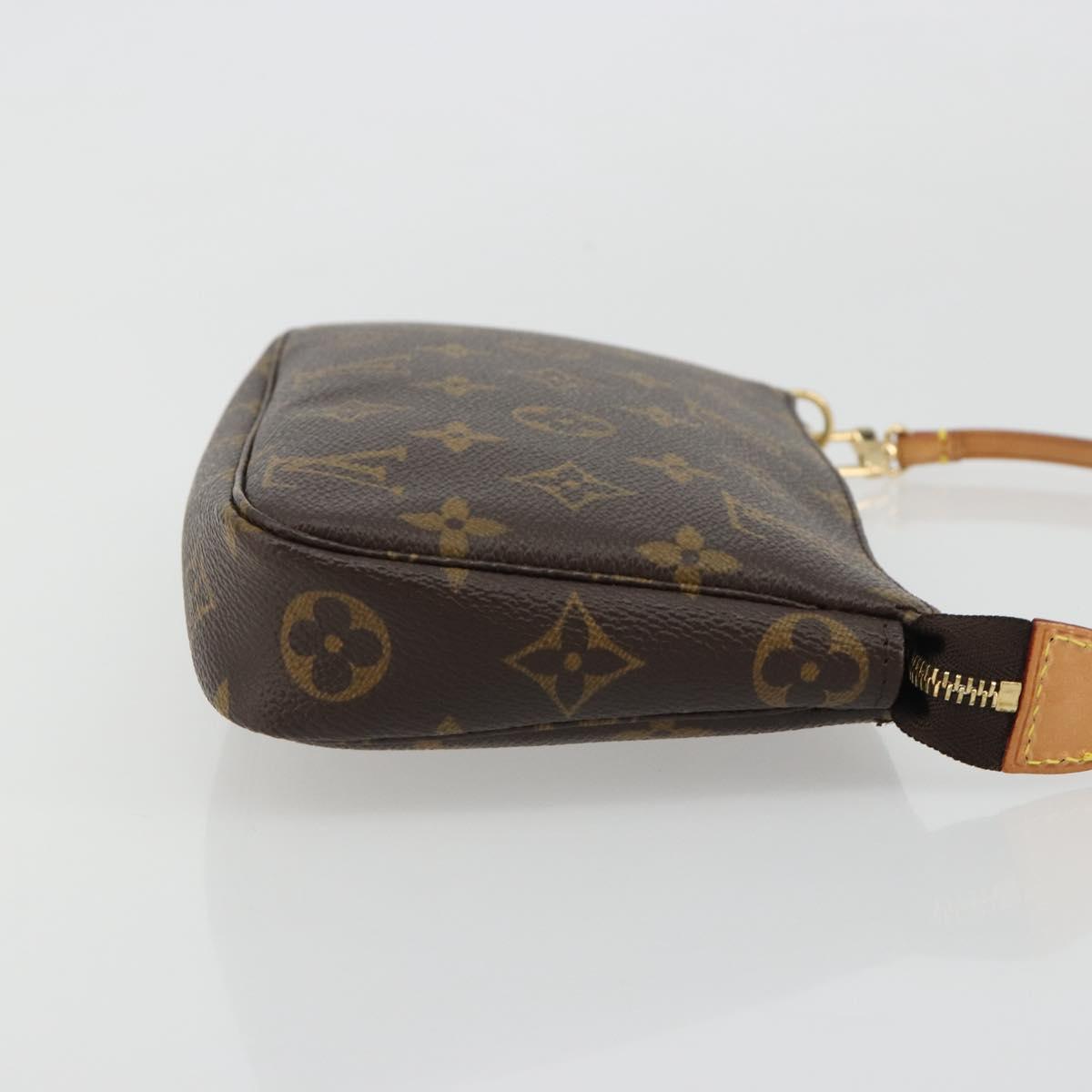 LOUIS VUITTON Monogram Pochette Accessoires Pouch M51980 LV Auth 186571SAV